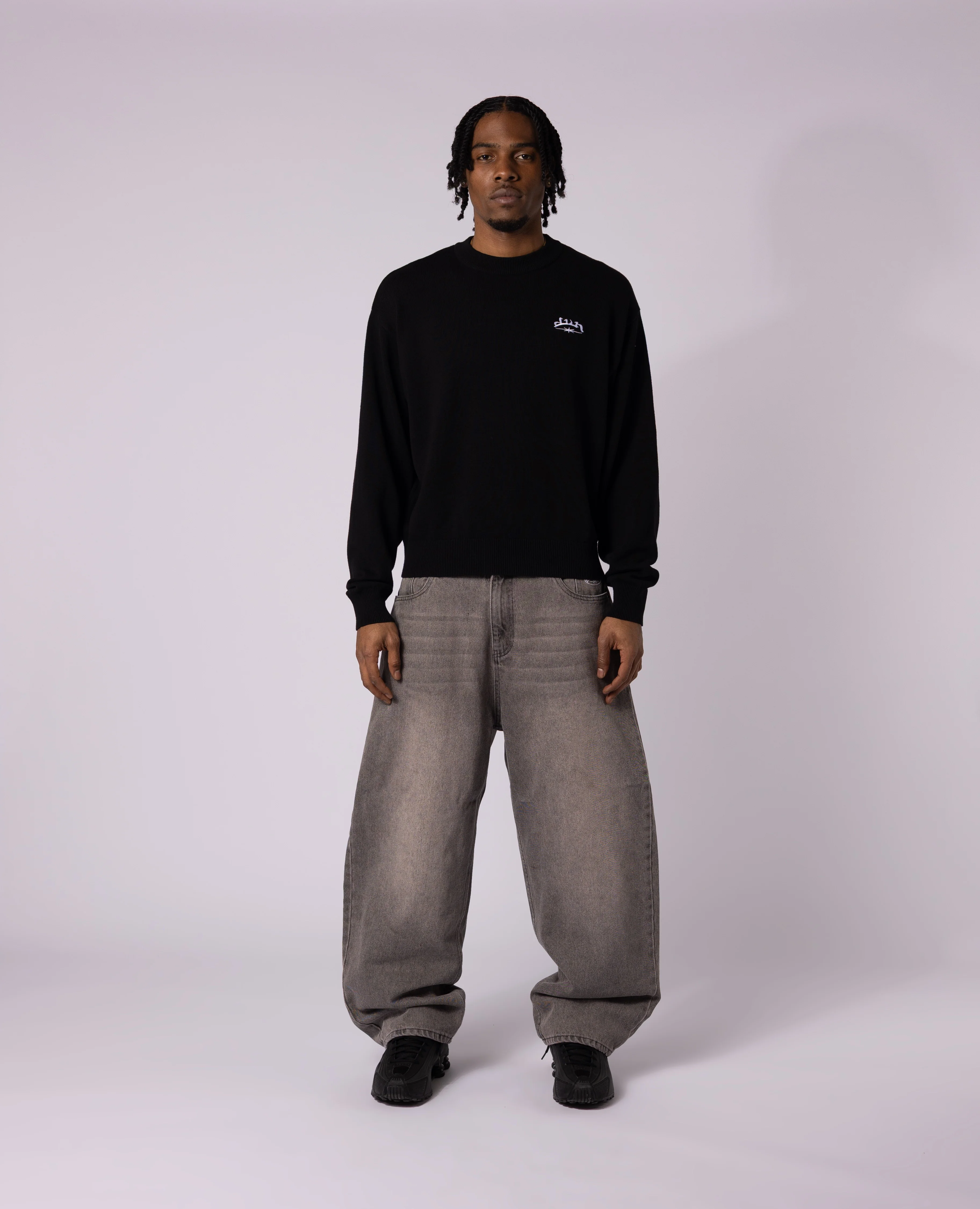 BLACK 6SNOW CROSS KNIT - Image 7