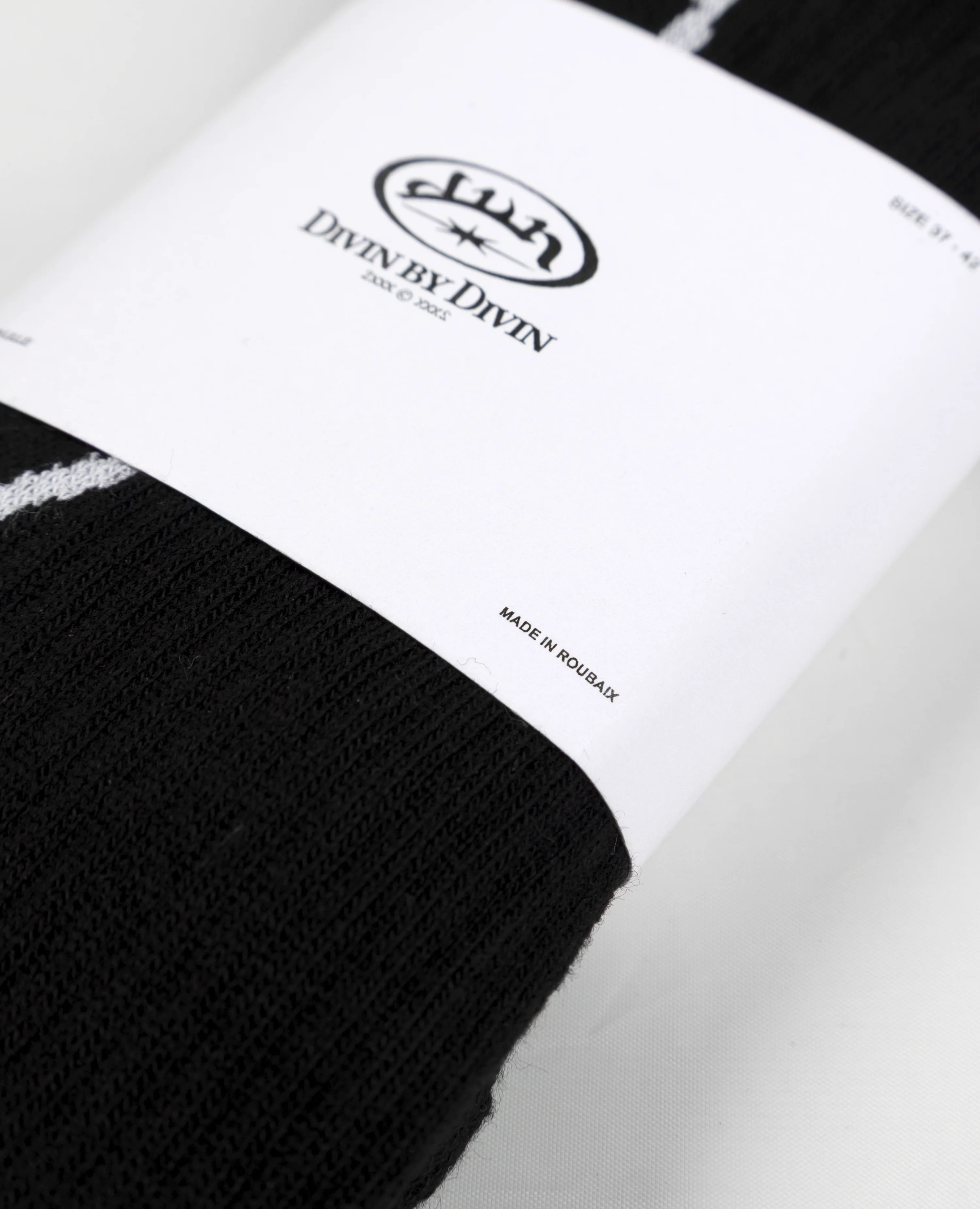 BLACK SOCKS - MADE IN ROUBAIX - Image 3