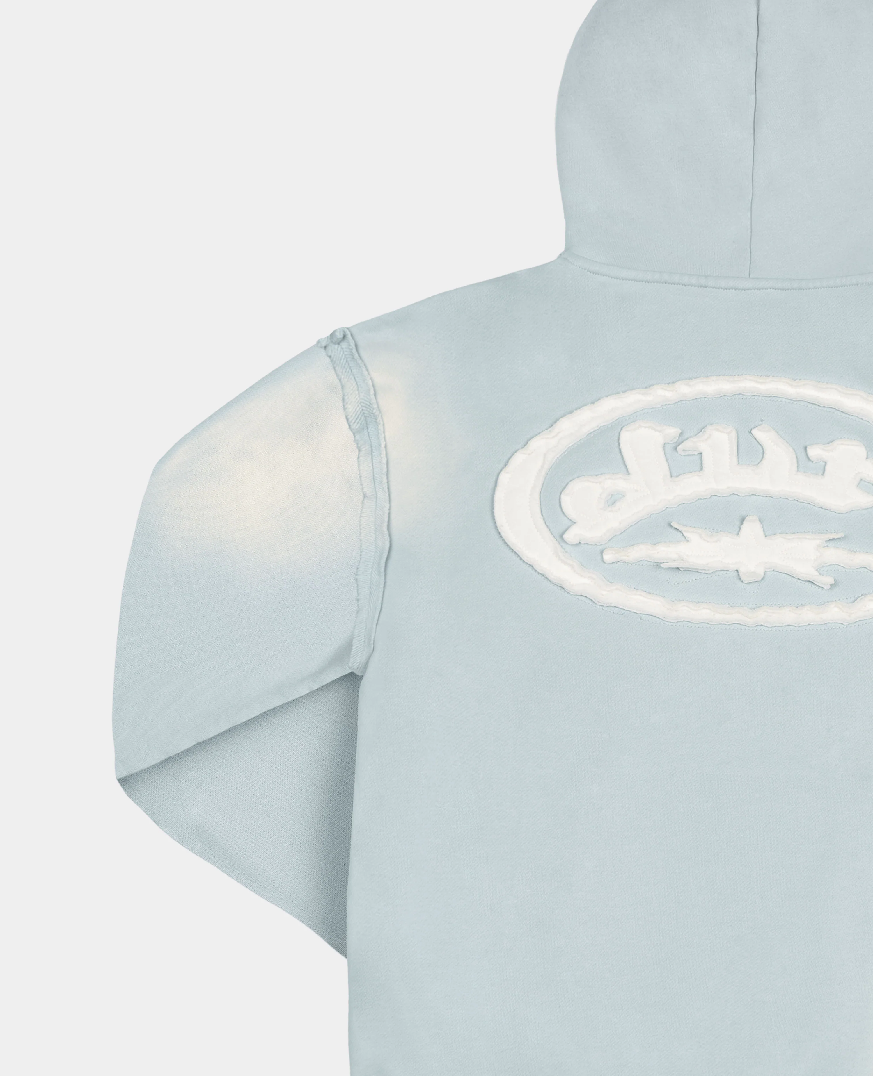 BLUE RAW MILITARY HOODIE - Image 3