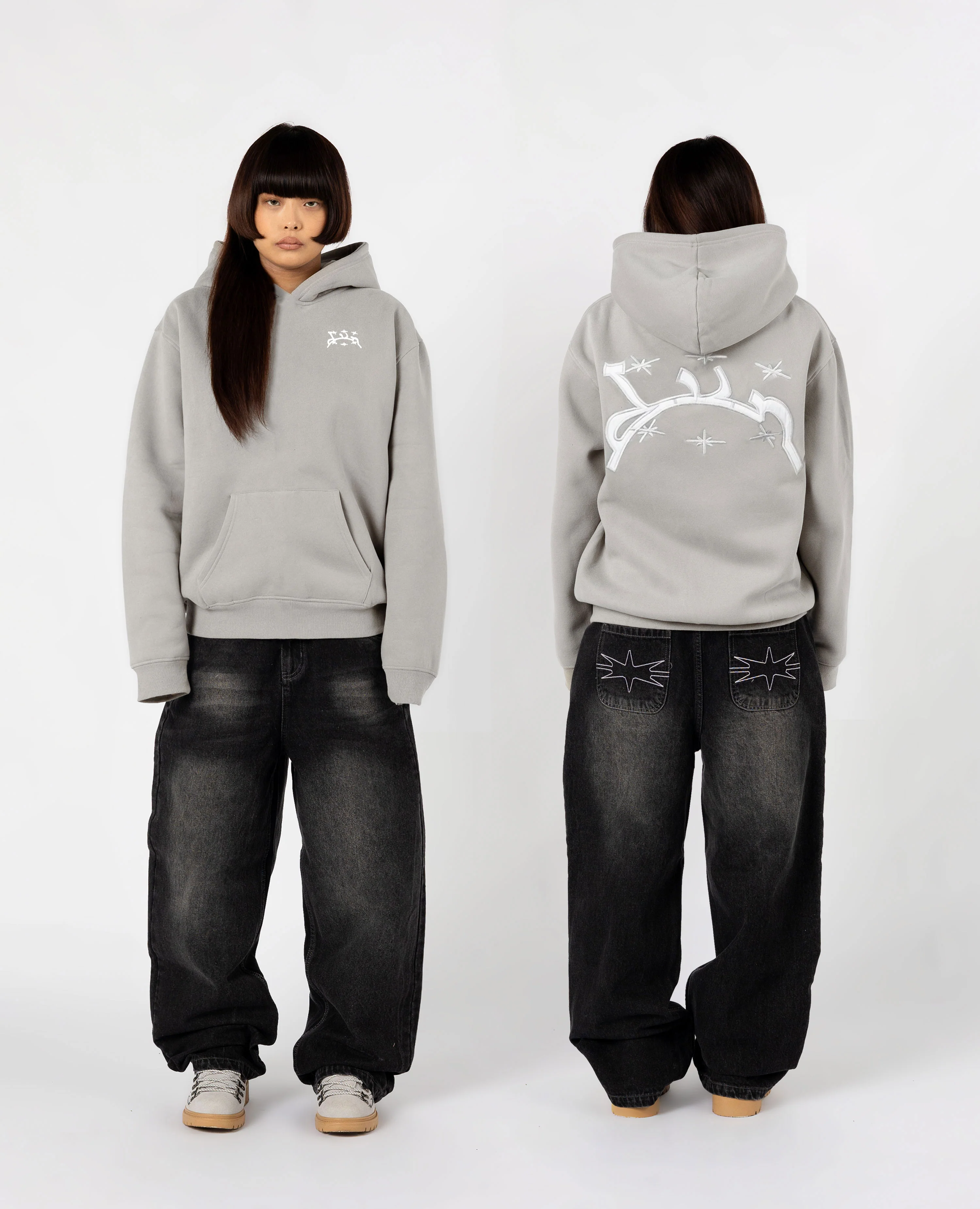 GREY CURB HOODIE - Image 4