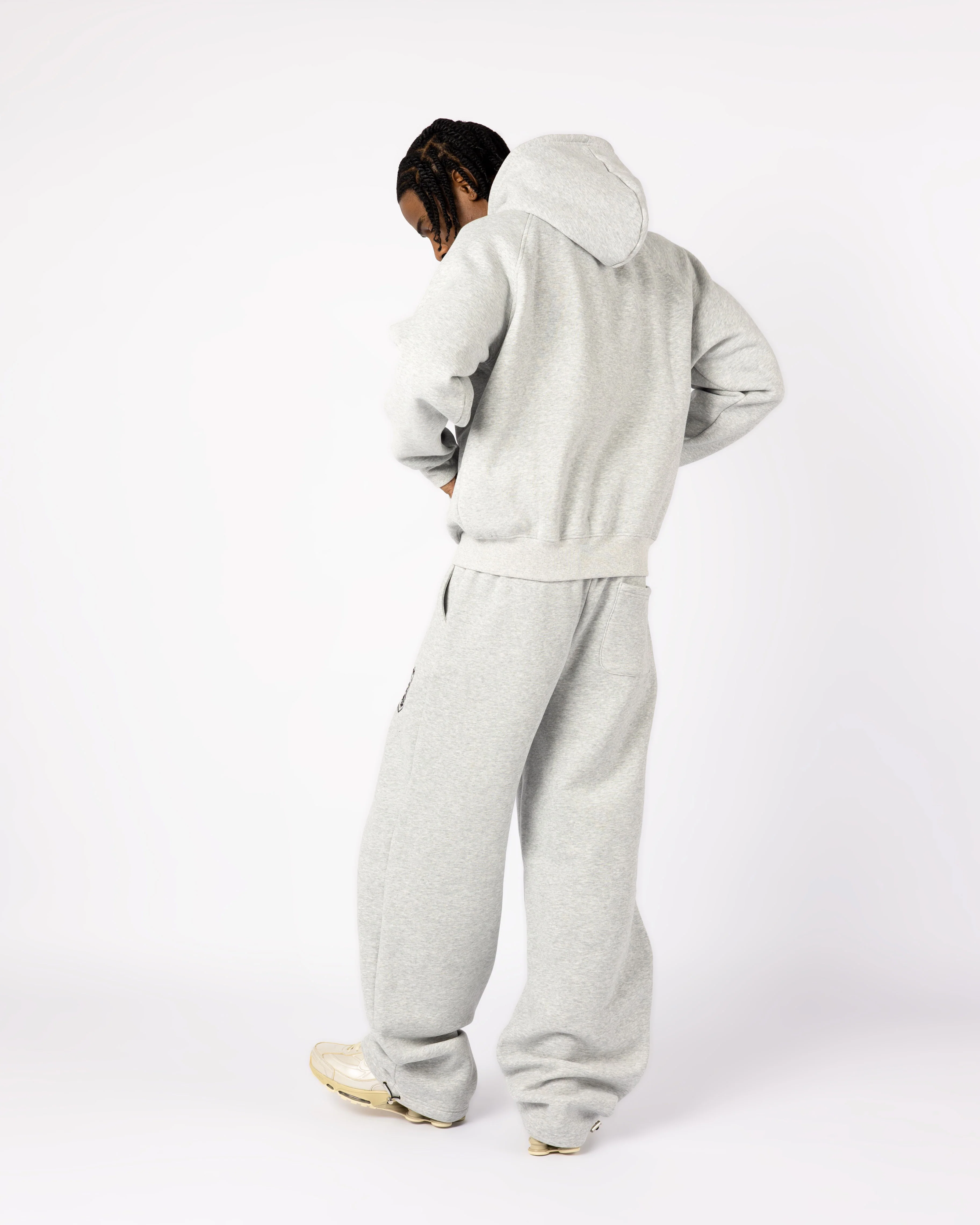 GREY COA EMBROIDERY ZIP - Image 3