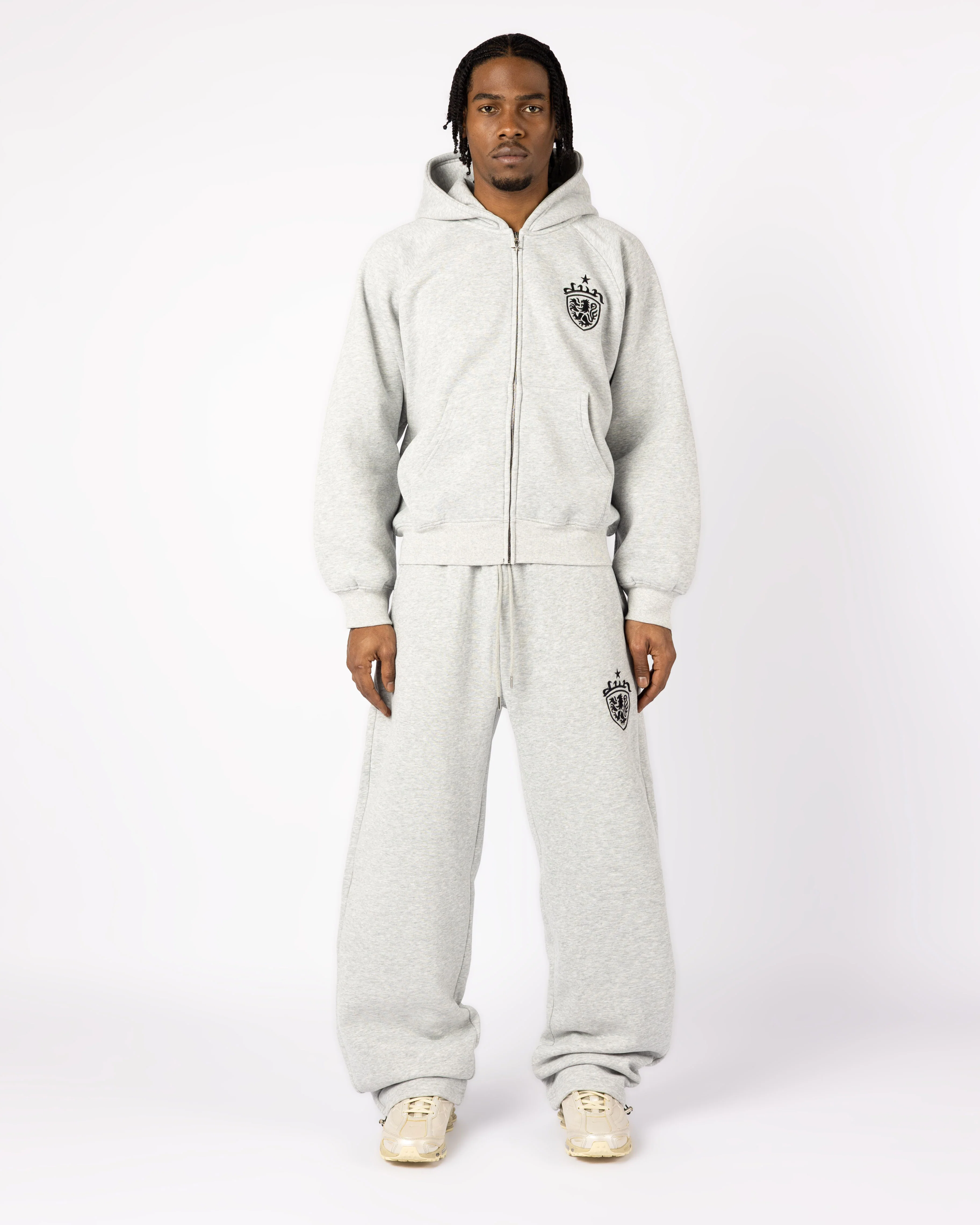 GREY COA EMBROIDERY ZIP - Image 4