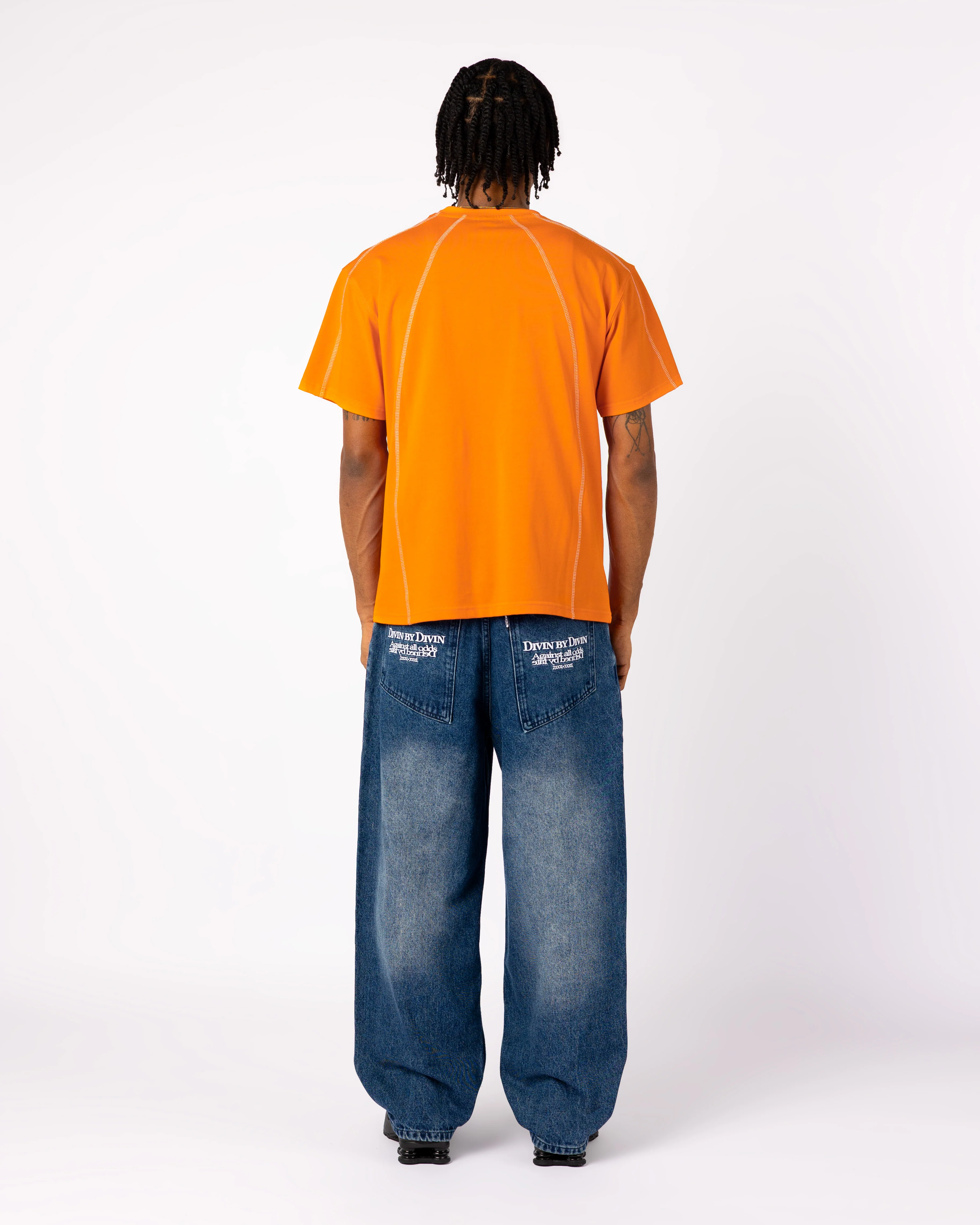 ORANGE COAT-OF-ARMS TECH T-SHIRT - Image 5