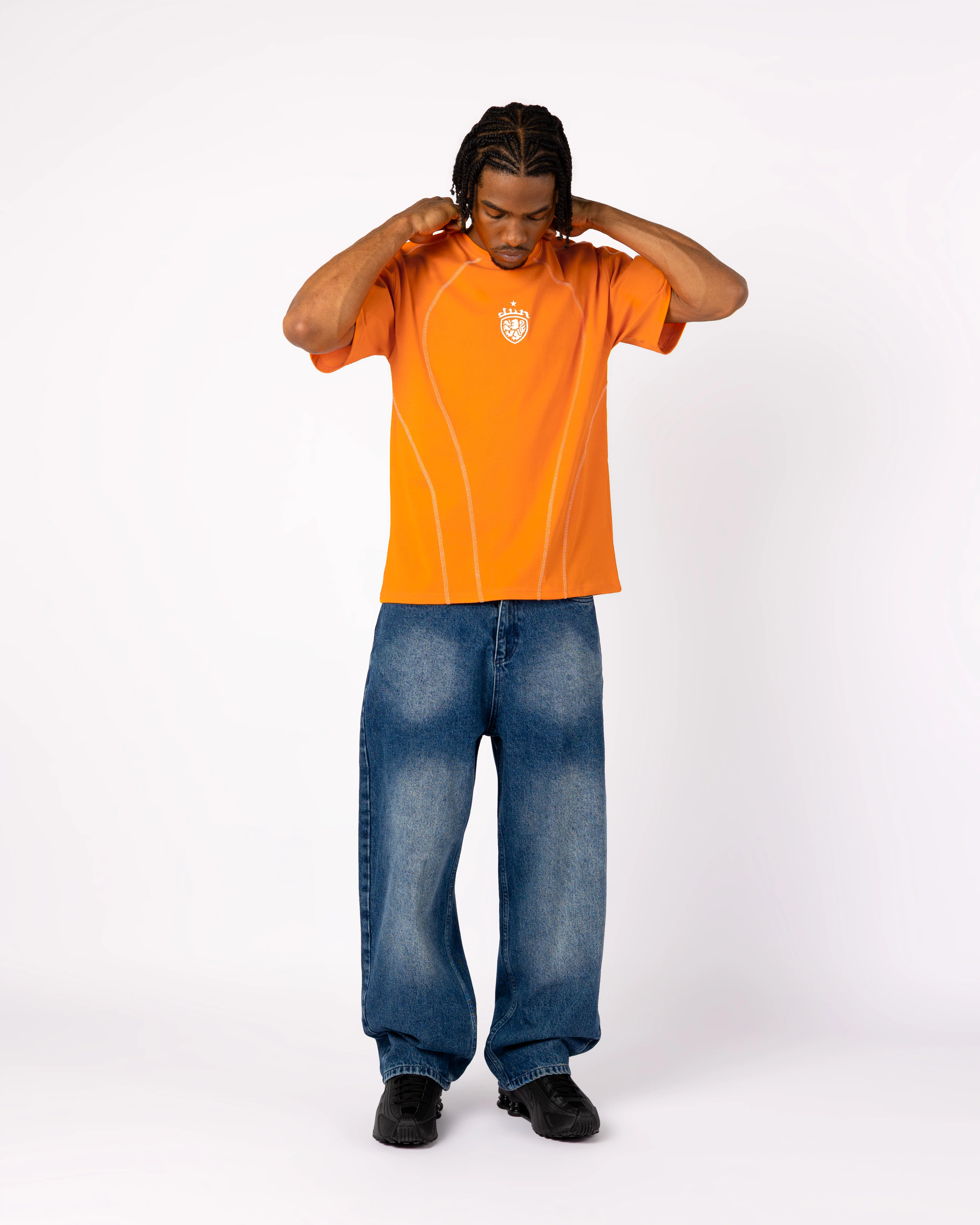 ORANGE COAT-OF-ARMS TECH T-SHIRT - Image 6