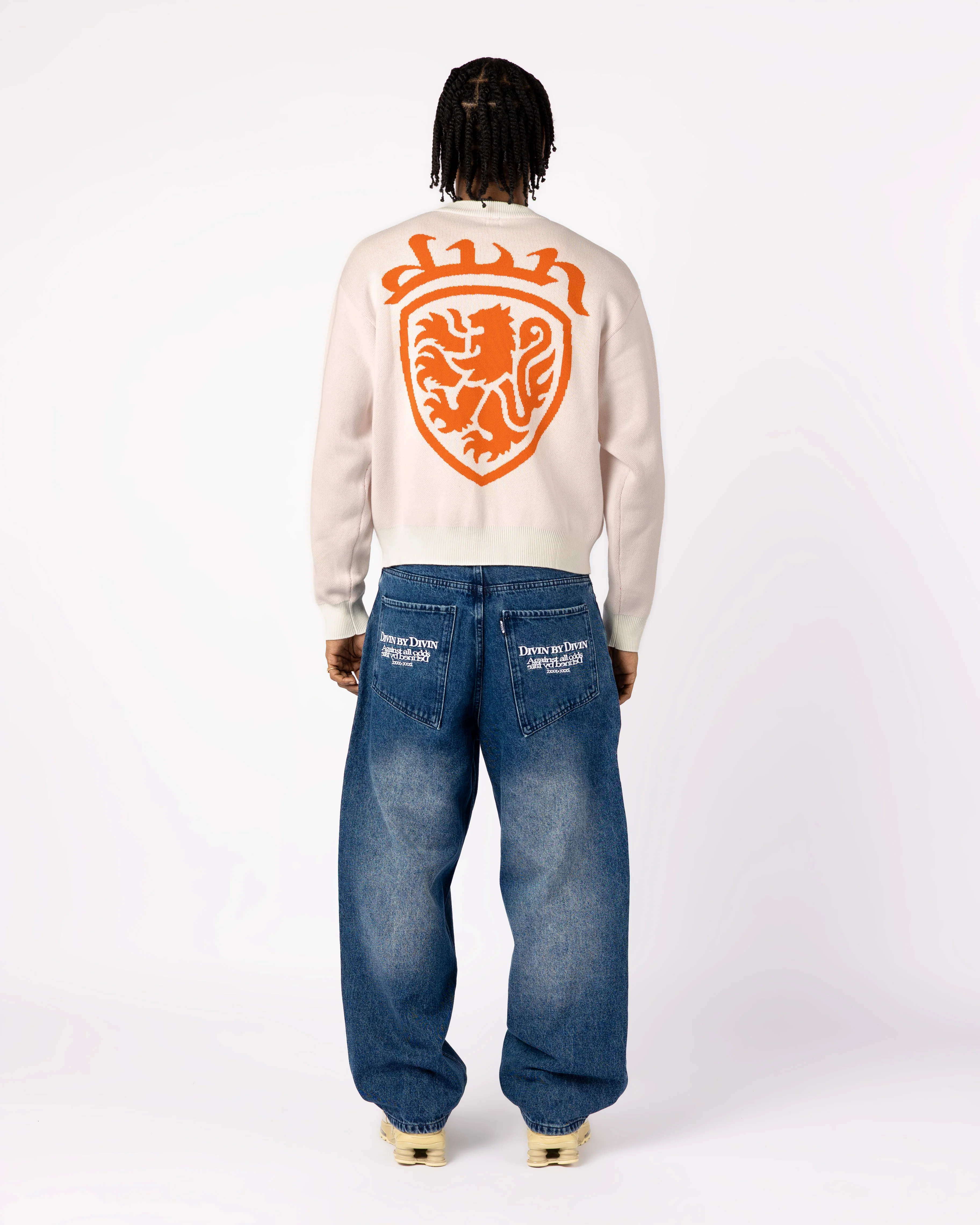 WHITE COAT-OF-ARMS KNIT - Image 3